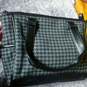 Houndstooth crossbody or handbag